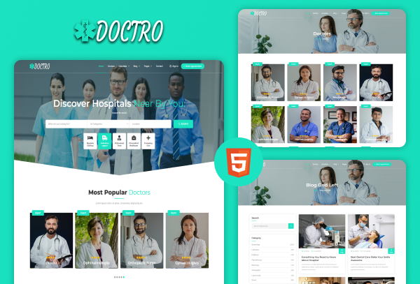 Doctro - Medical and Doctor Directory HTML5 Template